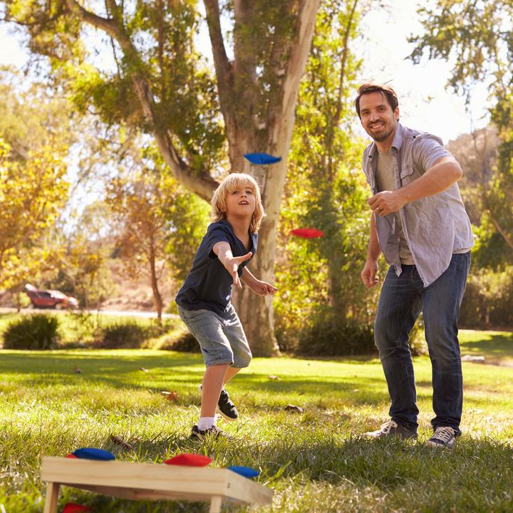 Actual product image Relaxdays 11pcs Cornhole