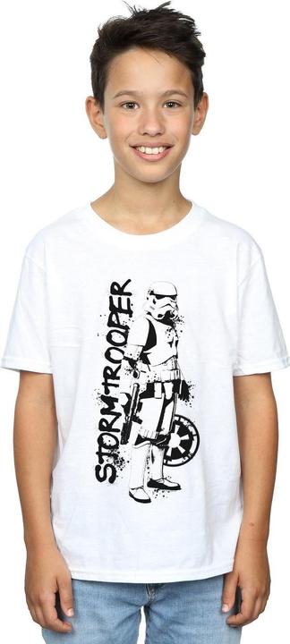 Produktbild Star Wars The Mandalorian Splat Stormtrooper TShirt Jungen (152, 158)