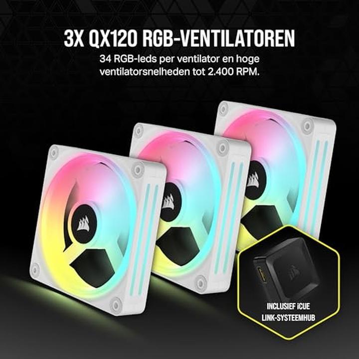 Image du produit Corsair CPC Hydro X iCUE XH405i RGB Kit blanc