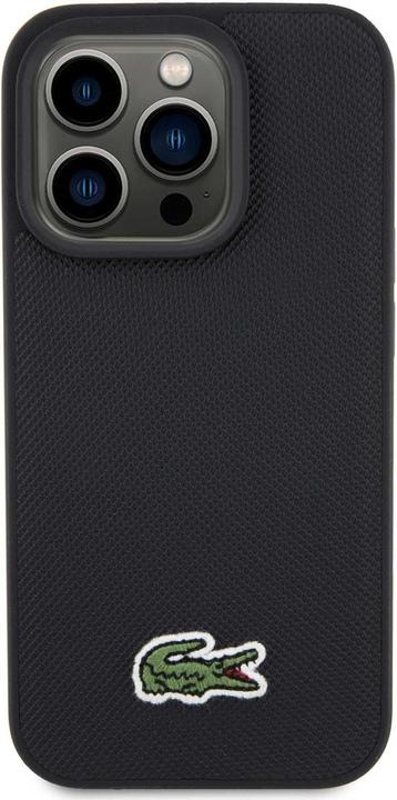 Actual product image Lacoste LCHMP15XPVCK iPhone 15 Pro Max 6.7" czarny/black hardcase Iconic Petit Pique MagSafe (Apple iPhone 15 Pro Max)