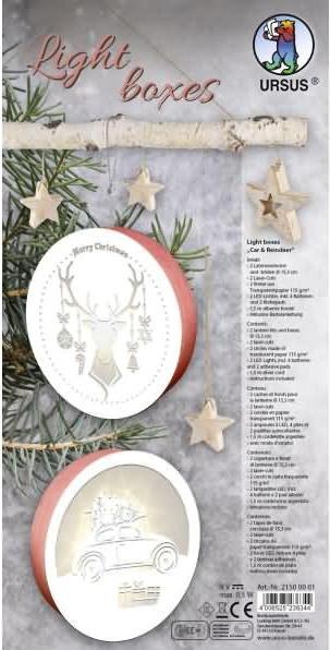 Ursus Christmas decoration light boxes Car