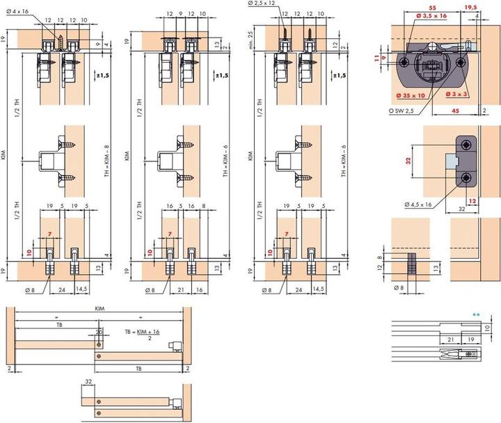 Actual product image HAWA Sliding door fittings