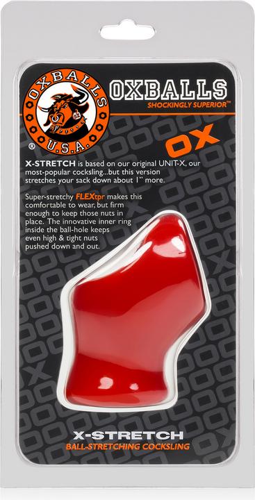 Actual product image Oxballs Unit-X Stretch - Sporty Sleek Cocksling with Extended Ballstretcher Base