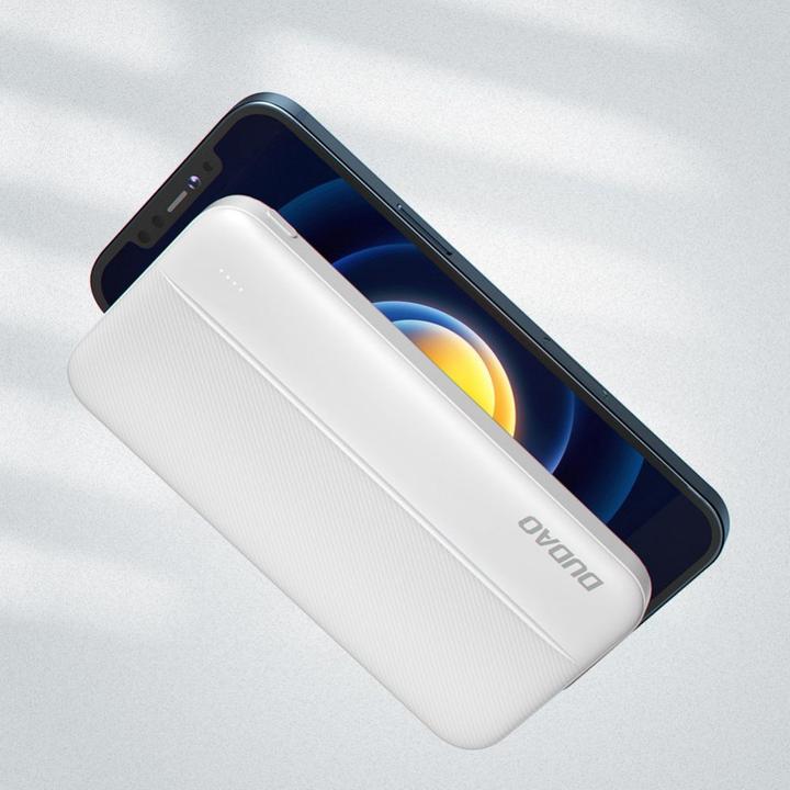 Image du produit Dudao K4S 10000mAh powerbank blanc (10000 mAh, 10 W, 37 Wh)