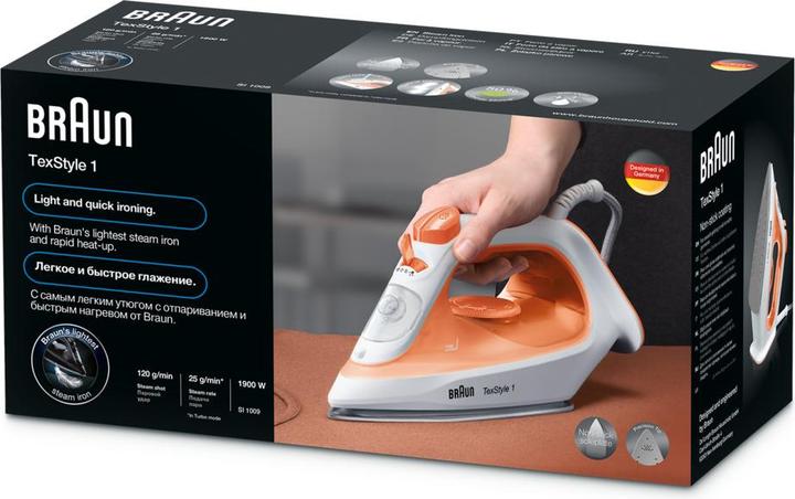 Actual product image Braun SI1009OR SDA (1900 W, 25 g/min)