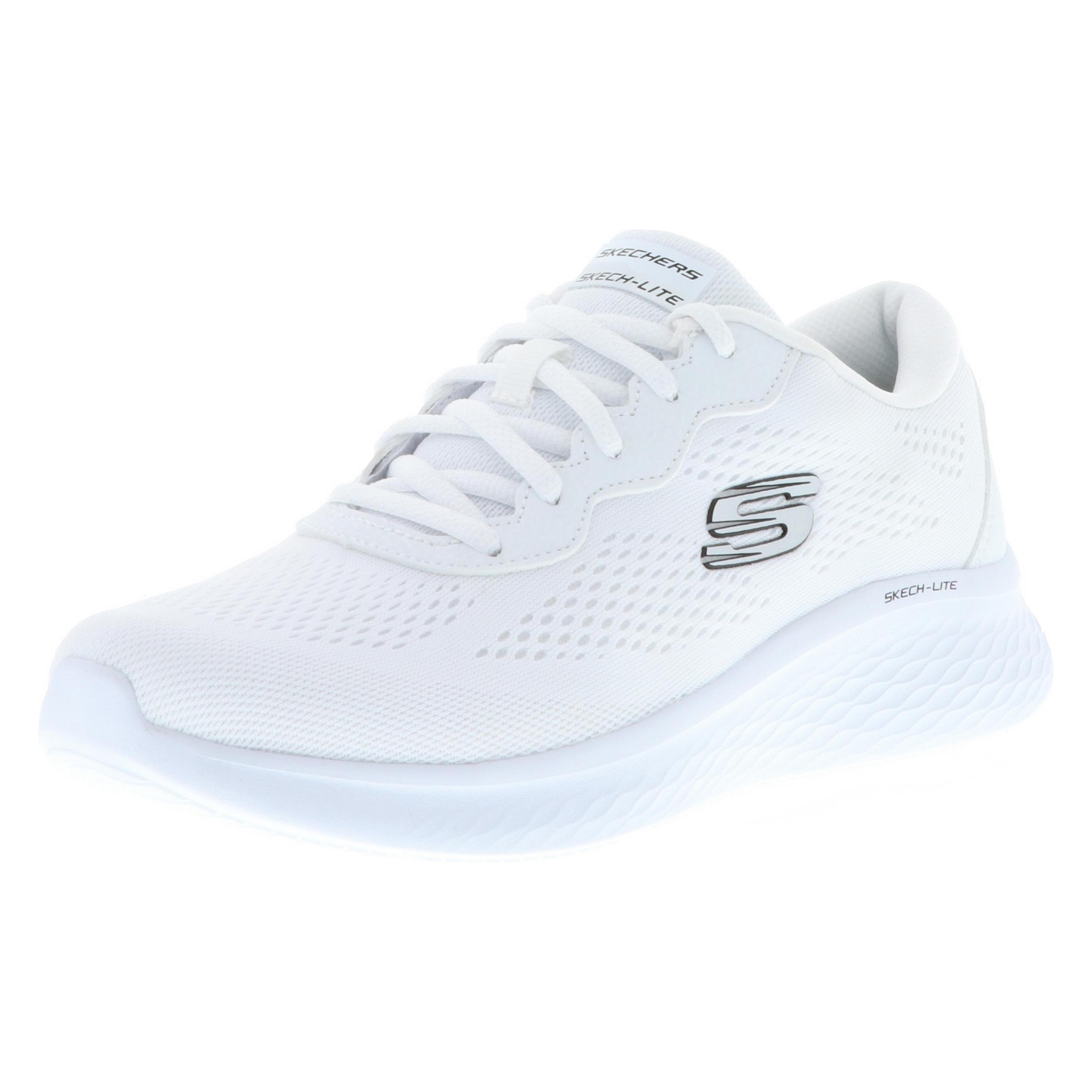 Skechers, Vrouwen, Sneakers, 149991/Wbk Skech-Lite Pro-Perfect Time Dames Sneakers Sportschoenen Vegan Wit, Wit, (39)