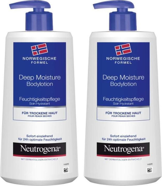 Immagine prodotto Neutrogena Körperlotion Deep Moisture Dry Skin 2x400ml (Lozione corpo, 800 ml)
