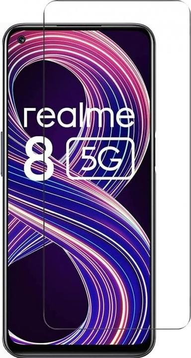 Actual product image Screenguard Realme 8 5G Armored Glass Protective Film Case Friendly Design (1 Piece, Realme 8 5G)