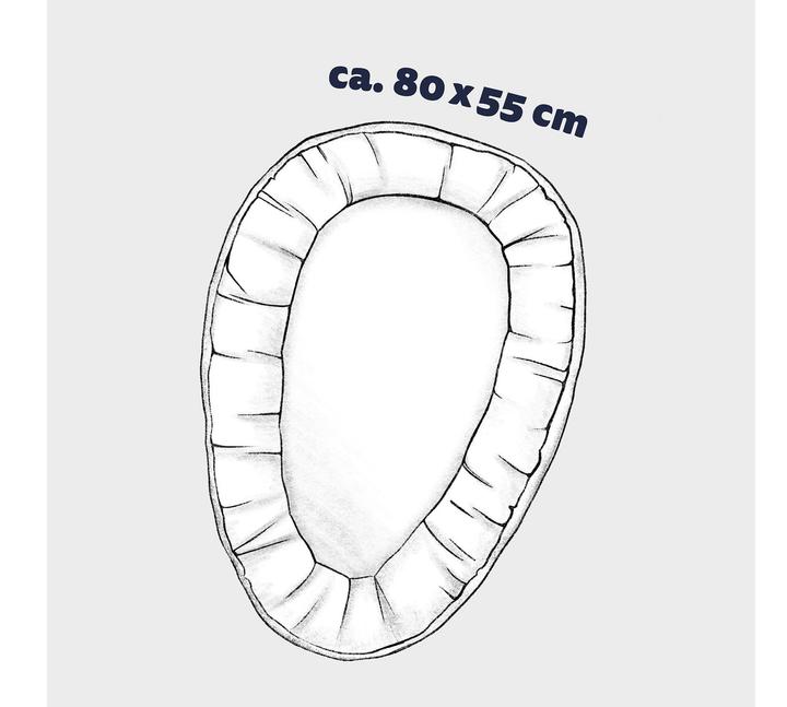 Image du produit Julius Zöllner Babykopfschutz Nido Jersey uni aloe