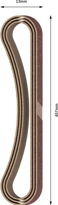 Produktbild Bosch Professional Zubehör PRO X440 Schleifband, 13 x 457 mm, G60 (60)