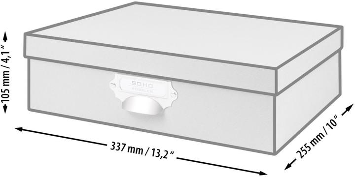 Immagine prodotto Rössler Storage Box S.O.H.O. Bianco (337 x 255 x 105 mm, 9 l)