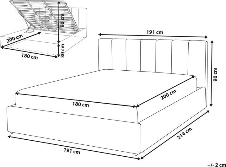 Image du produit Beliani Dreux (180 x 200 cm)