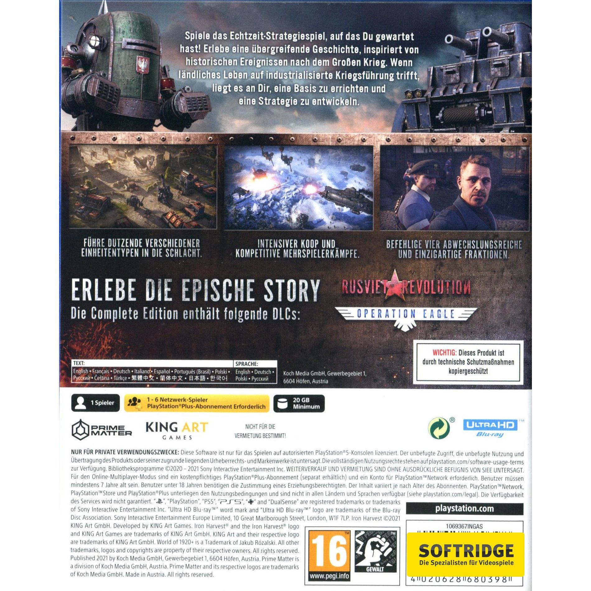 Thumbnail - Prime Matter, Iron Harvest - Complete Edition