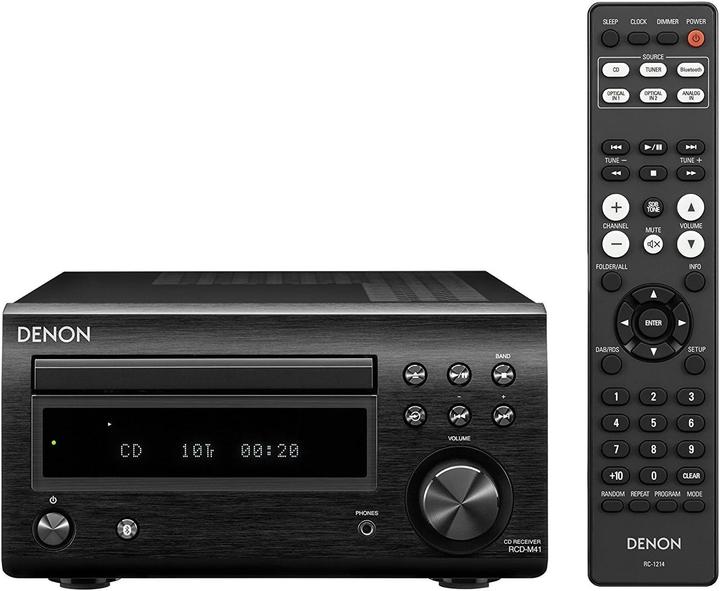 Produktbild Denon RCDM41BKE2 (Bluetooth, CD Player, 1x 60 W)