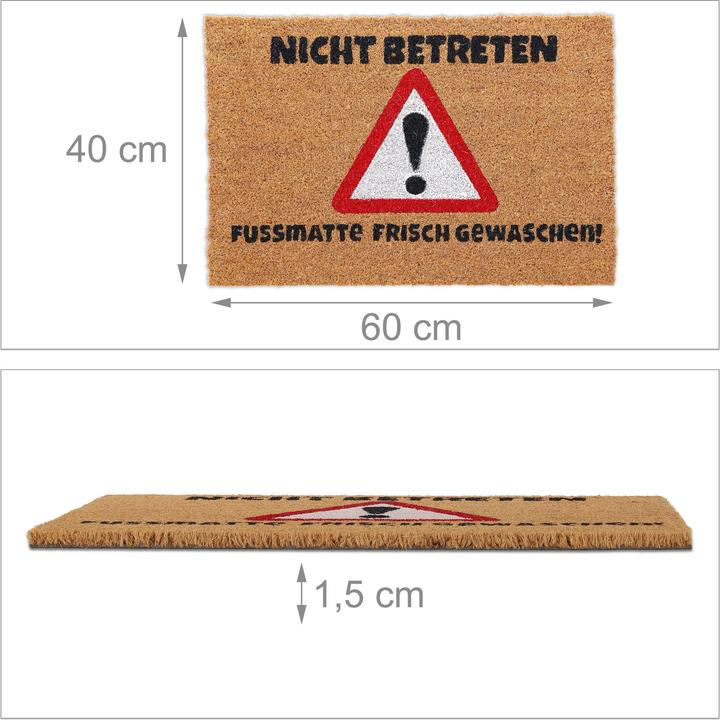 Image du produit Relaxdays Tapis de sol (60 x 40 cm)