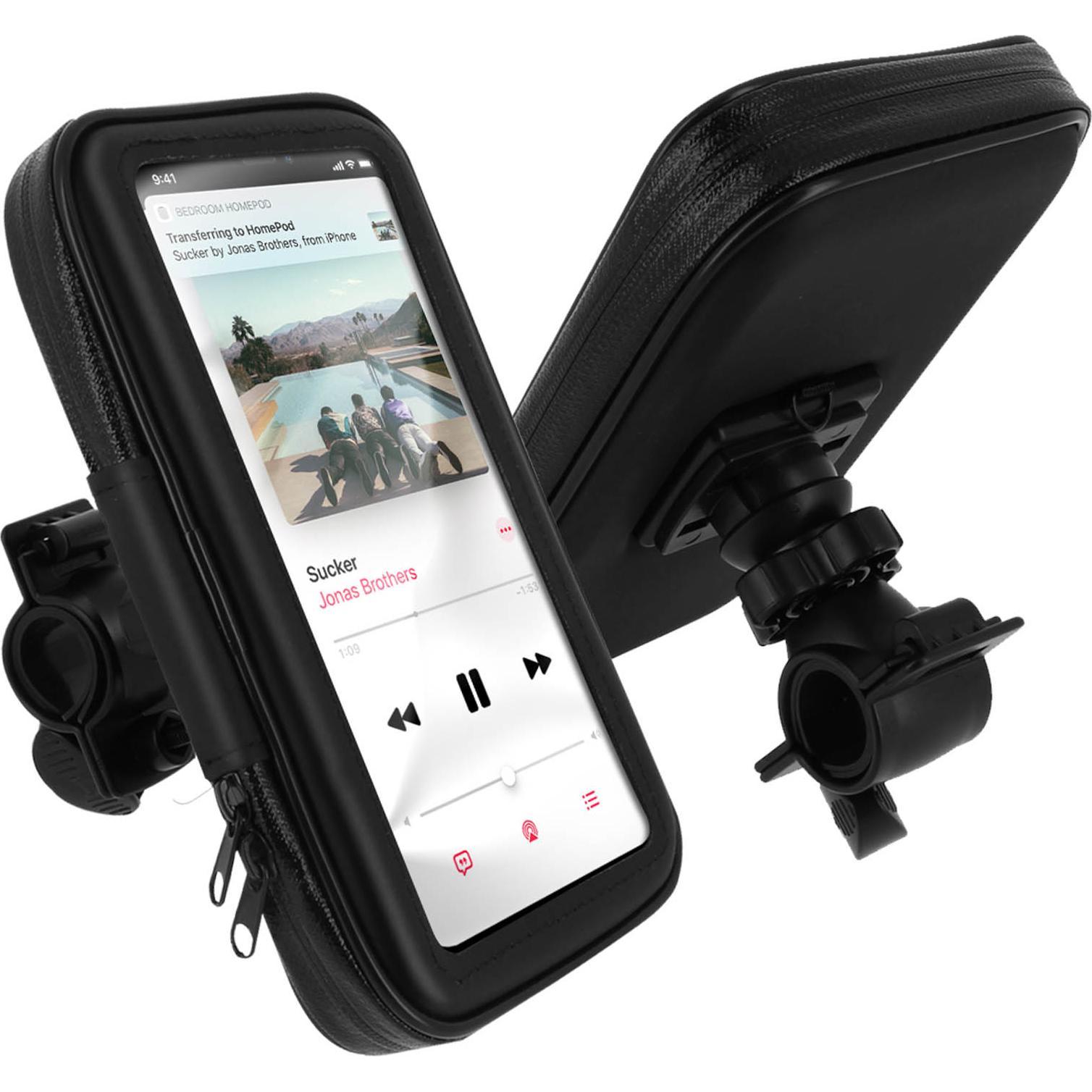 Avizar Fahrrad-/Motorrad Handyhalterung, Smartphone Halterung, Schwarz