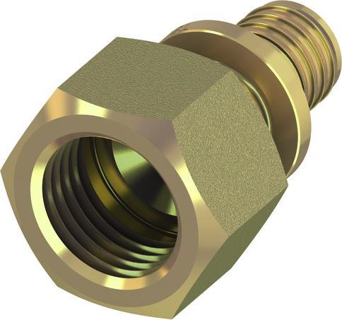 Produktbild TECE TECEflex bergangsmuffe 20 x 1/2" IG Rotguss 705103 (Pressverbindung)