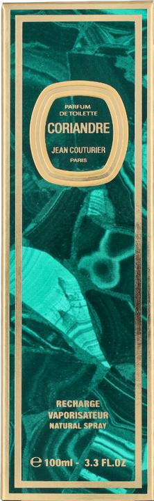 Immagine prodotto Jean Couturier Coriandre for Women 3.3 oz Refillable Eau de Toilette Spray 100ml (Eau de toilette, 100 ml)