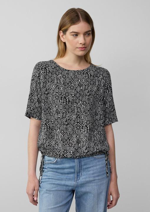 Immagine prodotto S.Oliver Bluse Gemusterte Shirt-Bluse mit verstellbarem Saum (32)