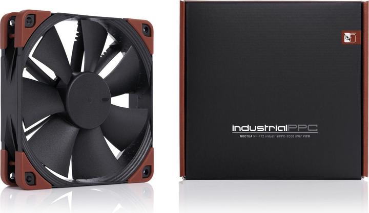 Produktbild Noctua NF-F12 indu.2000 IP67 120x120x25 NF-F12 industrialPPC-24V-2000 SP IP67PWM (120 mm, 1x)