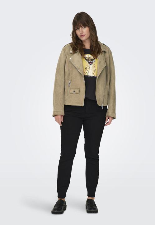 Produktbild Only Fly-Away Kragen Curve Jacke Bikerjacke in Lederoptik (44)