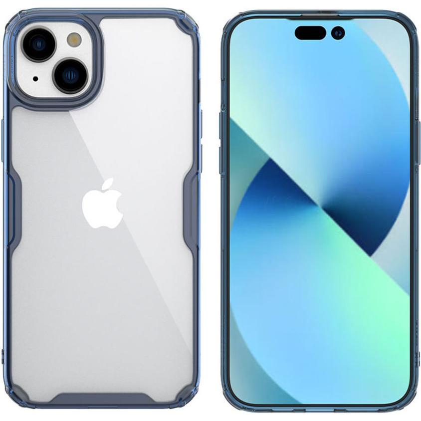 Nillkin Nature Pro Soft Series (Apple iPhone 15), Smartphone Hülle, Blau