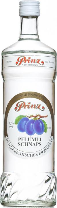 Actual product image Prinz Pflümli schnapps 1.0 litre 40 % vol.