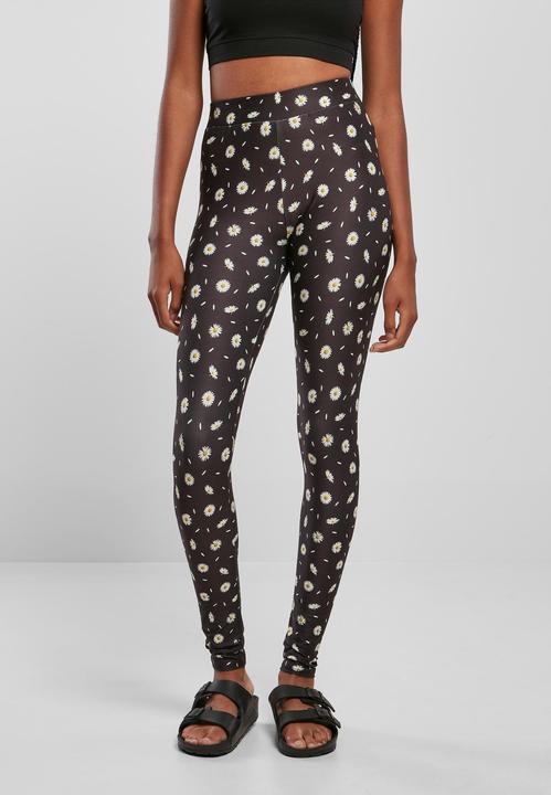 Actual product image Urban Classics Ladies Soft AOP Leggings - 16531 (XS)