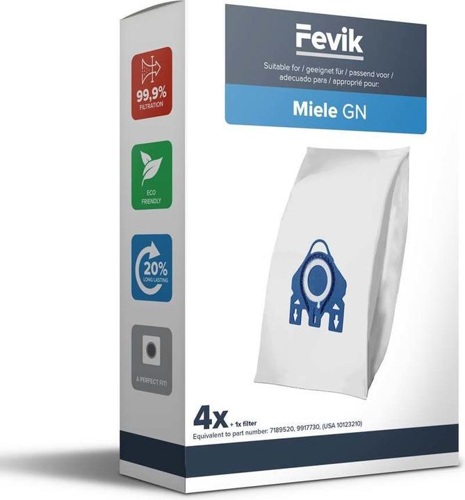 Produktbild Flickbee 4 Staubbeutel Alternative zu SWIRL M40