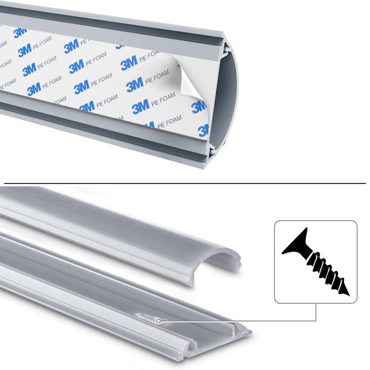 Actual product image Hama PVC cable duct (Duct, 100 cm)