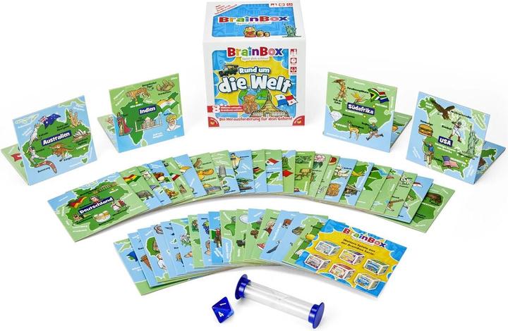 Actual product image Brainbox Brain Box: Around the world (German, 1 Players)