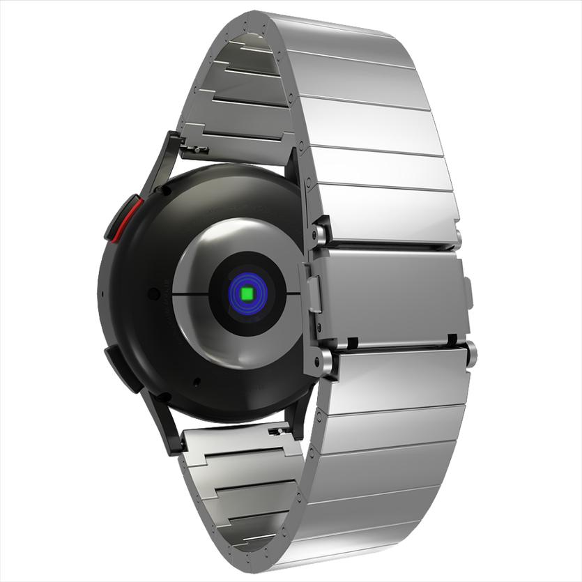 Thumbnail - Strap-it Luxe titanium smartwatch bandje - geschikt voor Fossil Gen 5 / Gen 5e 44mm / Gen 6 44mm - zilver (Titan), Uhren...