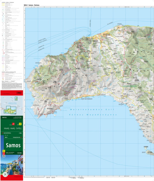 Immagine prodotto Samos, carta escursionistica e del tempo libero 1:35.000, freytag & berndt