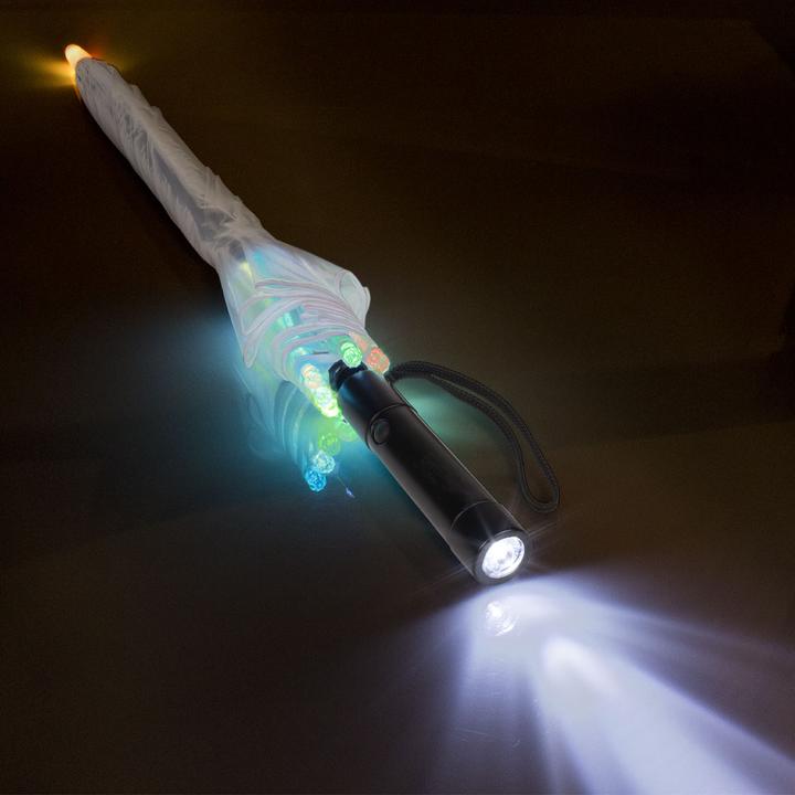 Produktbild Out of the blue 2er-Set LED Regenschirm, transparent, 10 Farbwechsel LED