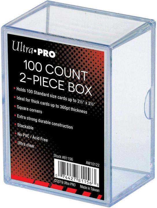 Immagine prodotto Ultra Pro - 2-Piece Storage Box 100 Cards - Clear