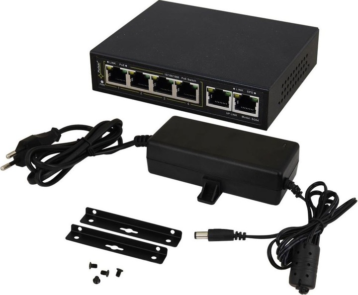 Produktbild Pulsar SWITCH GIGABIT POE 4+2 SG64 (6 Ports)