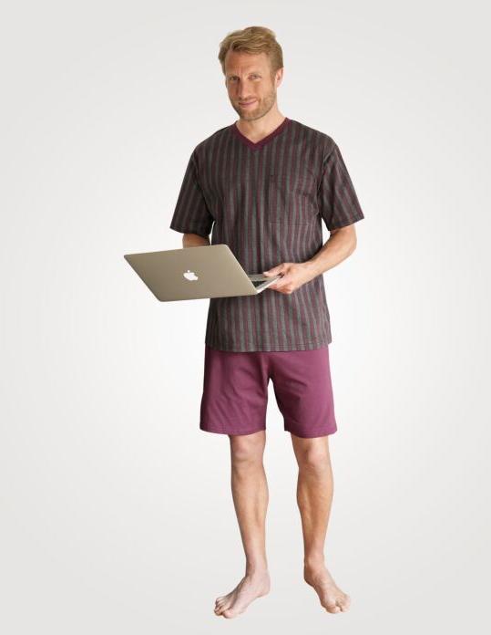 Produktbild Artime Herren Shorty, bordeaux-schwarz (M)