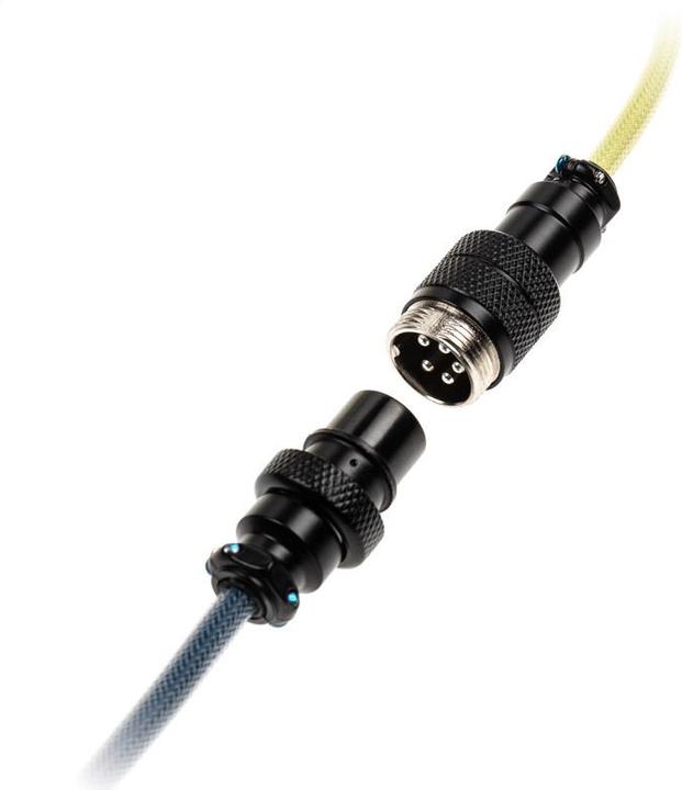Produktbild Ducky Premicord DayBreak Spiralkabel, USB Typ C auf Typ A - 1,8m (1.80 m, USB 2.0)