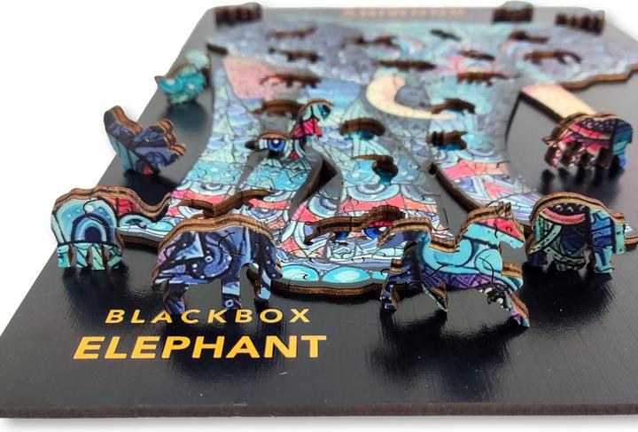 Image du produit Aniwood Puzzle motif éléphant (M) (150 pièces)