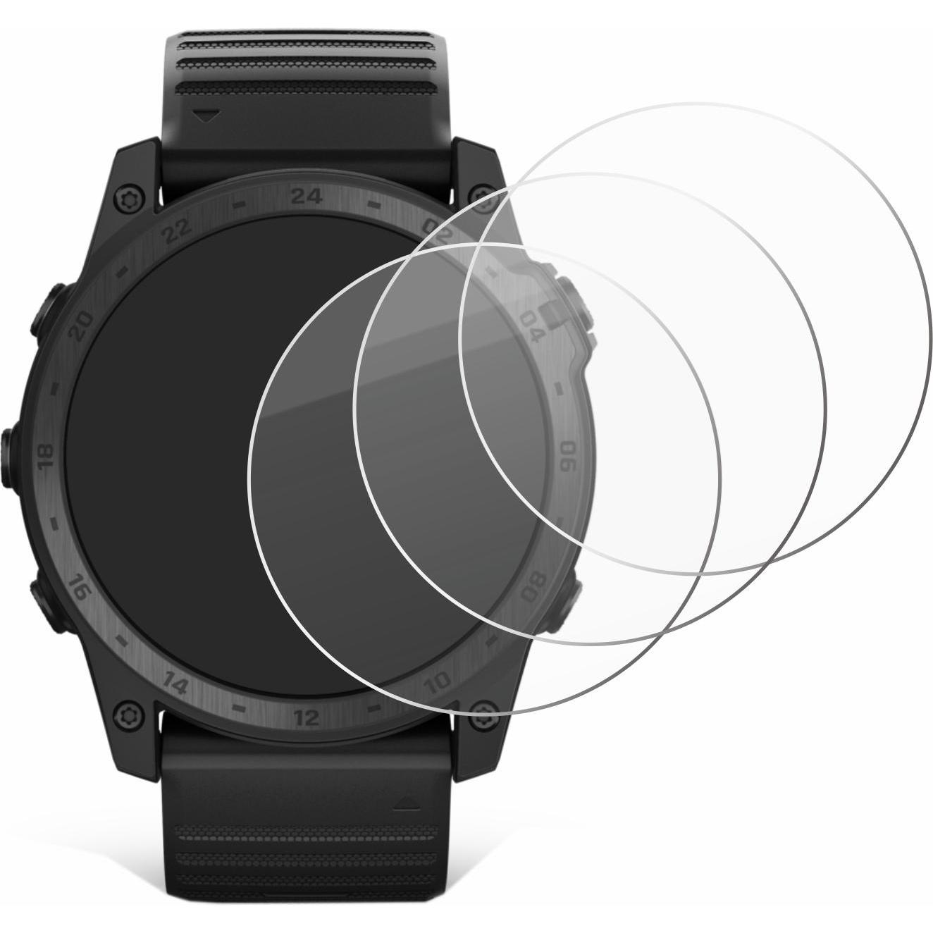 Thumbnail - Savvies Panzerglas Hartglas Displayschutz, Smartwatch Schutzfolie, Transparent