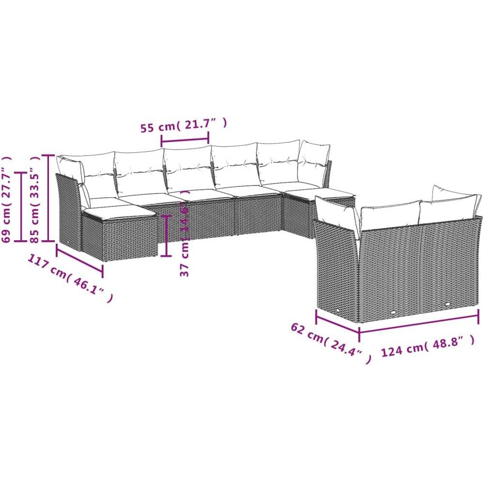 Thumbnail - VidaXL, Gartenlounge, Petey