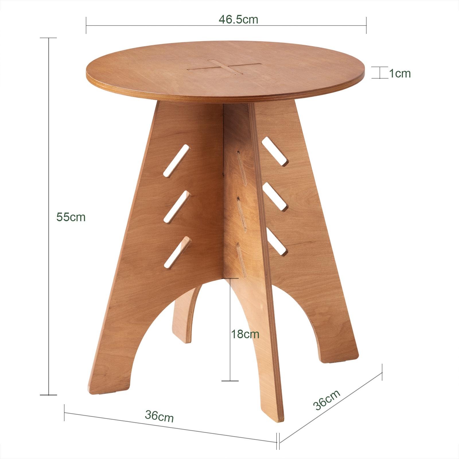Thumbnail - SoBuy, Couchtisch + Beistelltisch, Jose (55 x 47 x 47 cm)