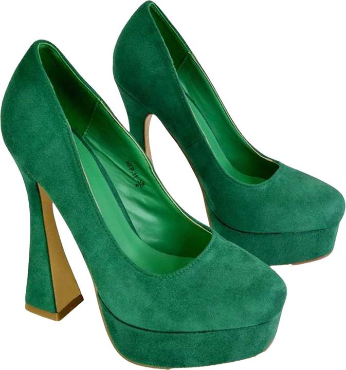 Produktbild XY London Pumps Karlie Gebogen Hoher Pfennigabsatz (37)