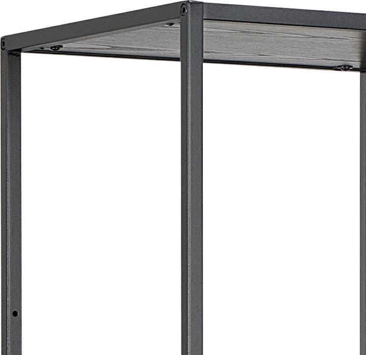 Produktbild AC Design Regal Seaford offen Schwarz, 77 x 35 x