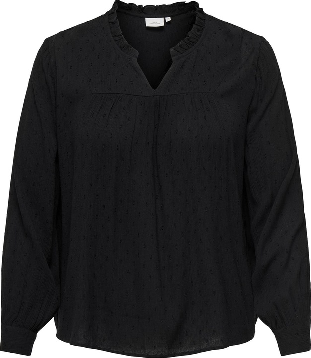 Only Normal geschnitten V-Ausschnitt Ärmelbündchen mit Knopf Top Top