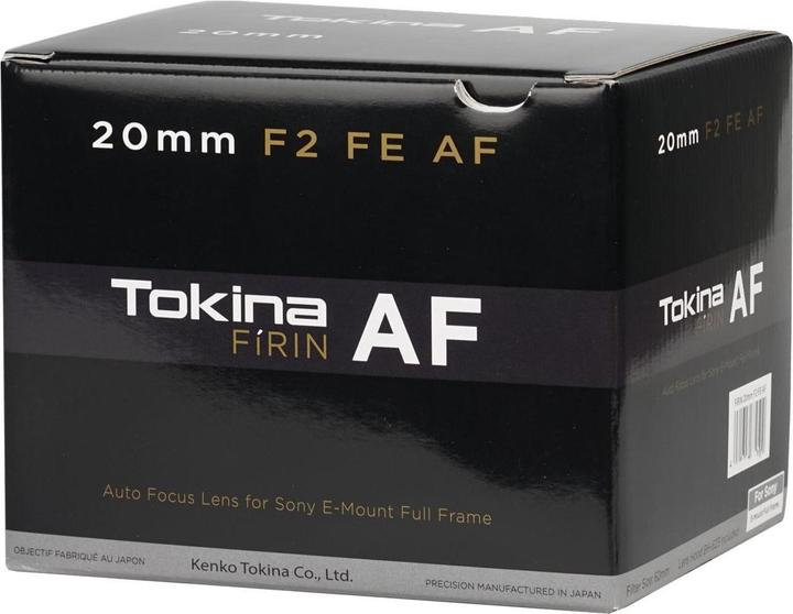 Image du produit Tokina Firin 20mm F2 FE AF Sony FF E-mount (Sony E, Plein format, APS-C / DX)