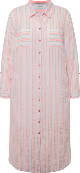 Produktbild Angel of Style Hemdblusen-Midikleid, Streifen, Hemdkragen, 3/4-Ärmel (46)