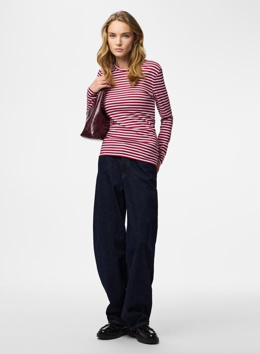 Produktbild Pieces Gestreiftes Oberteil mit langen Ärmeln (M)