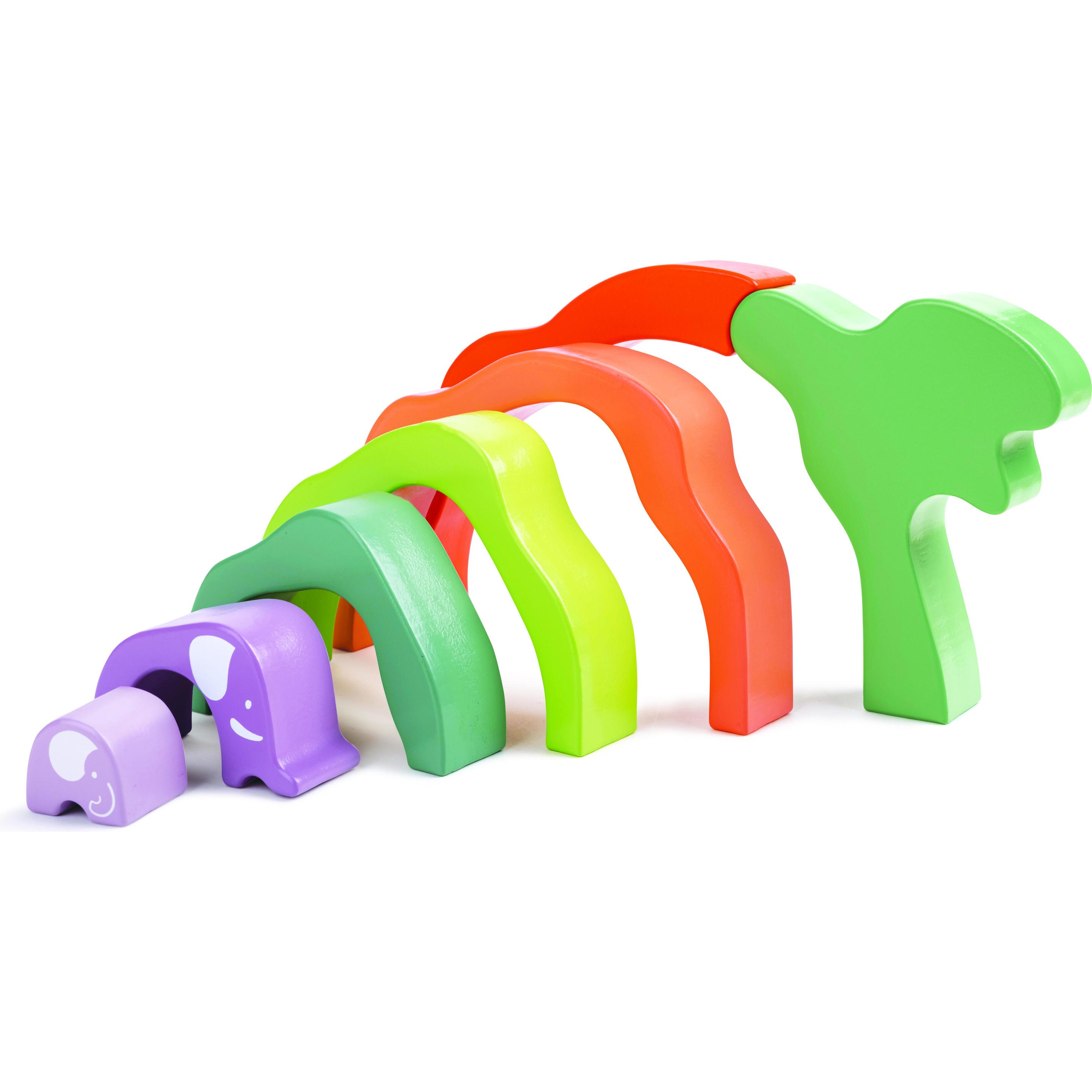 Hape Stapelblöcke Elefanten-Safari