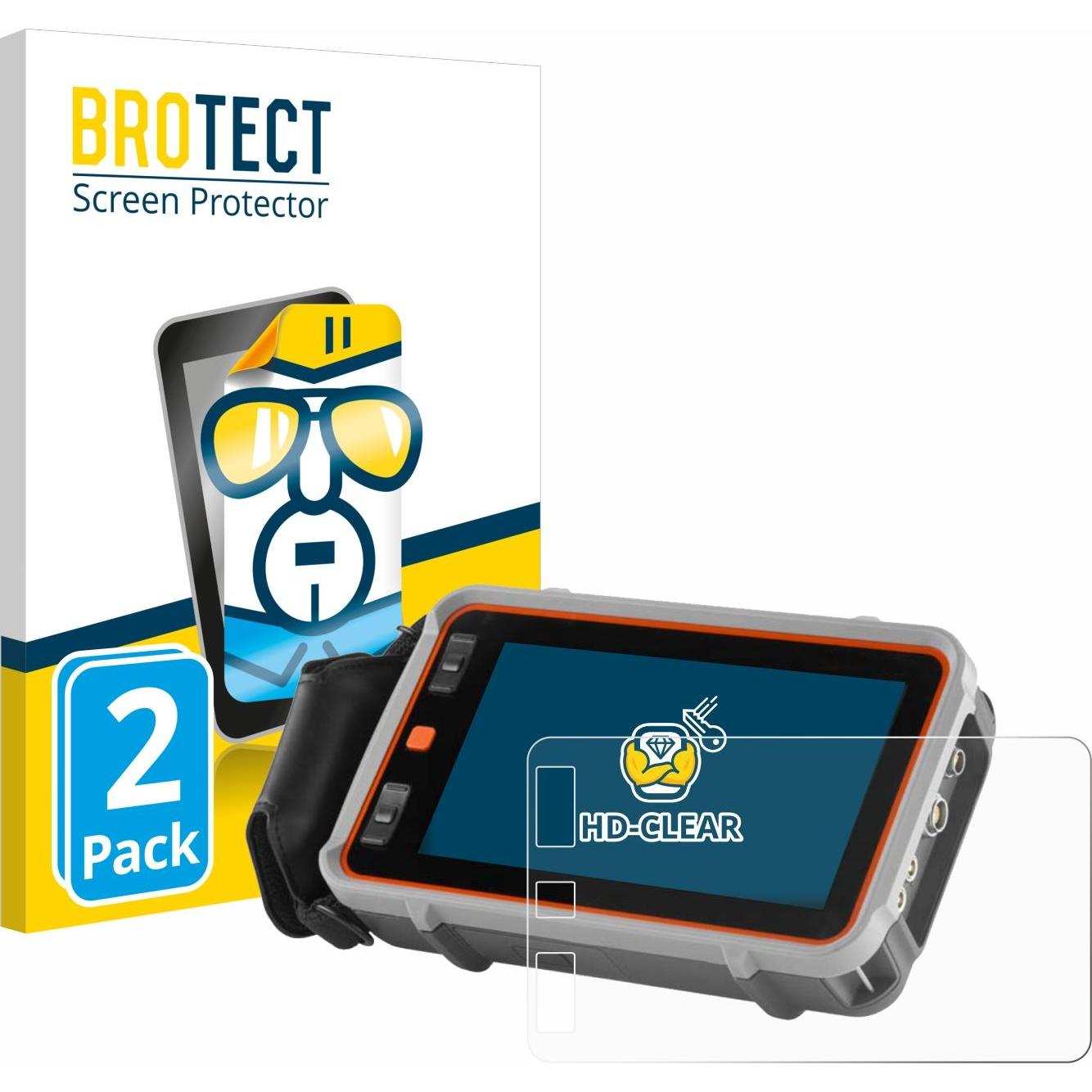 BROTECT Schutzfolie Displayschutz Klar, Smartwatch Schutzfolie, Transparent